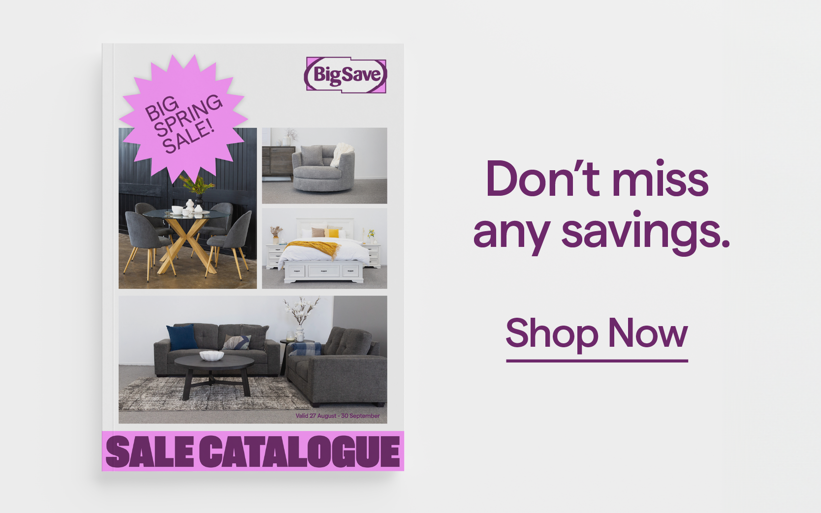 Don't miss any savings - shop the sale catalogue here.